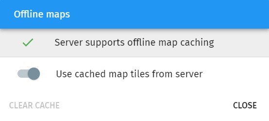 Offline maps