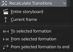 Recalculate Transitions