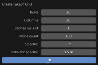 Create takeoff grid