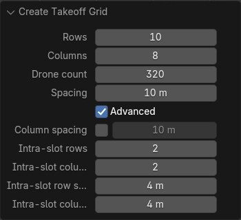 Create takeoff grid